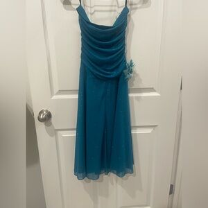 Ruby Rox Teal Blue Dress